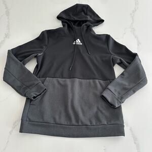 Adidas TI Hoodie Womens Medium Black Sweatshirt Pullover